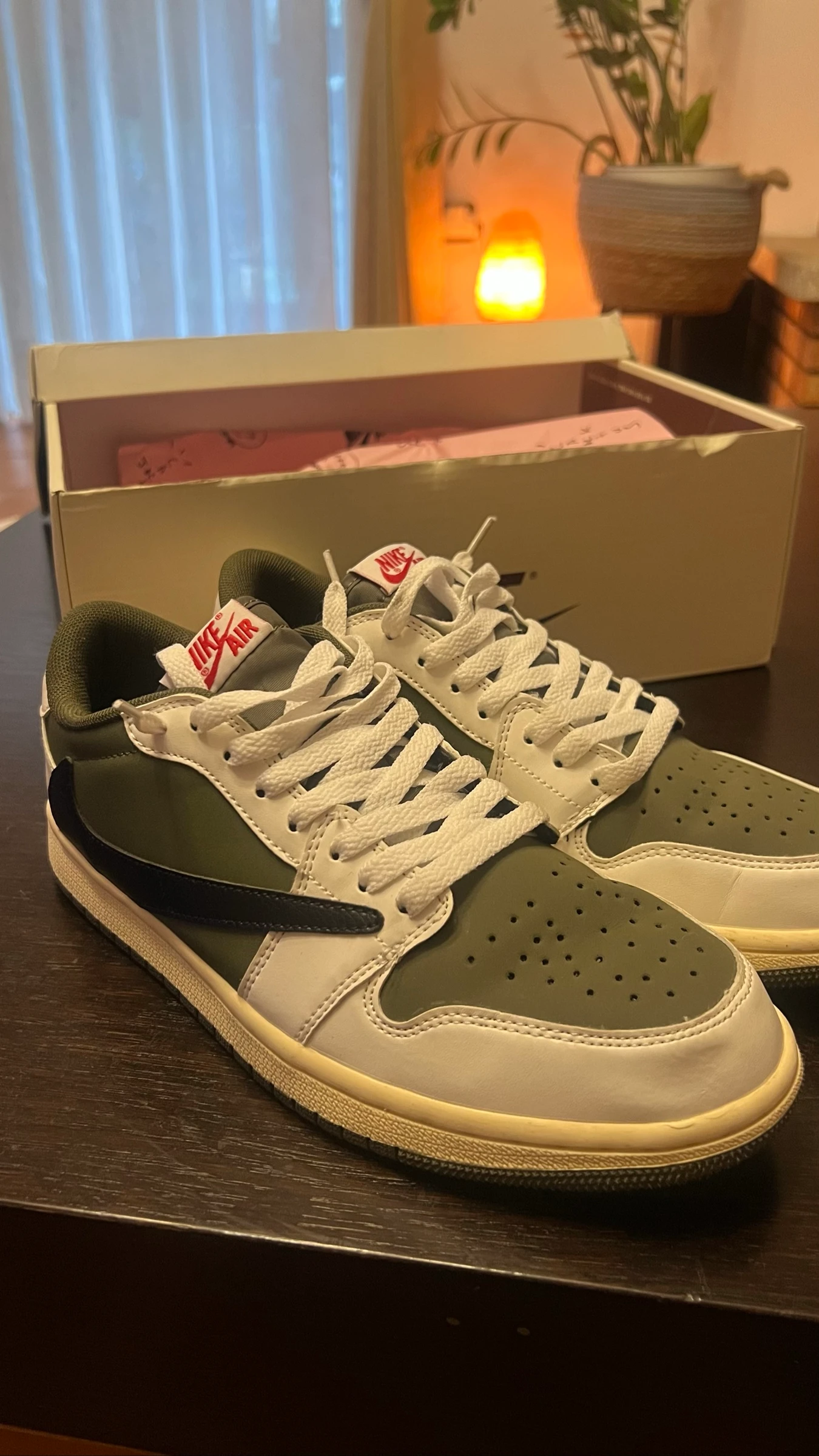Nike Air Jordan 1 Low x Travis Scott Olive | Caixa Incluída – photo 2